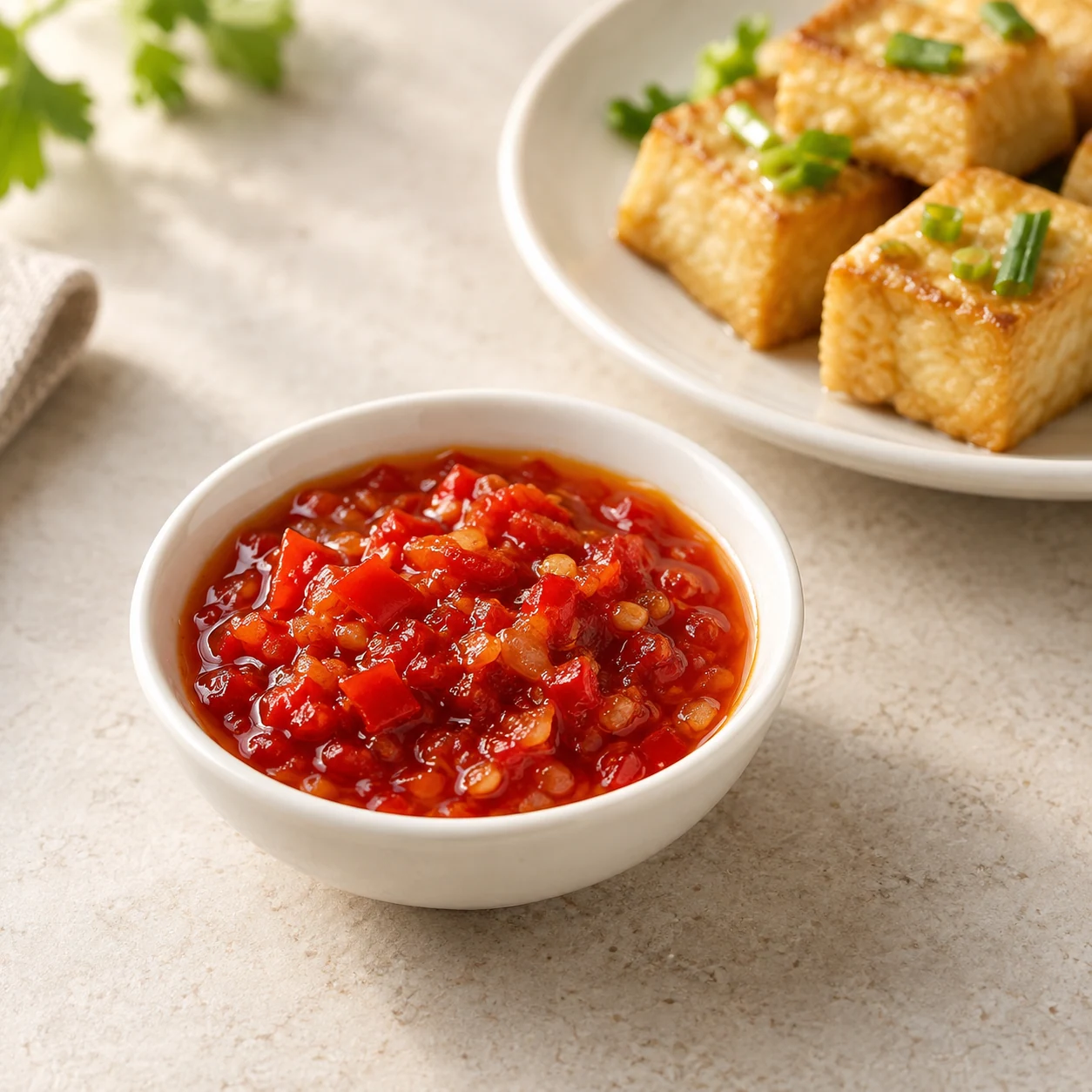Spicy Chili Sauce · اقتراح تقديم