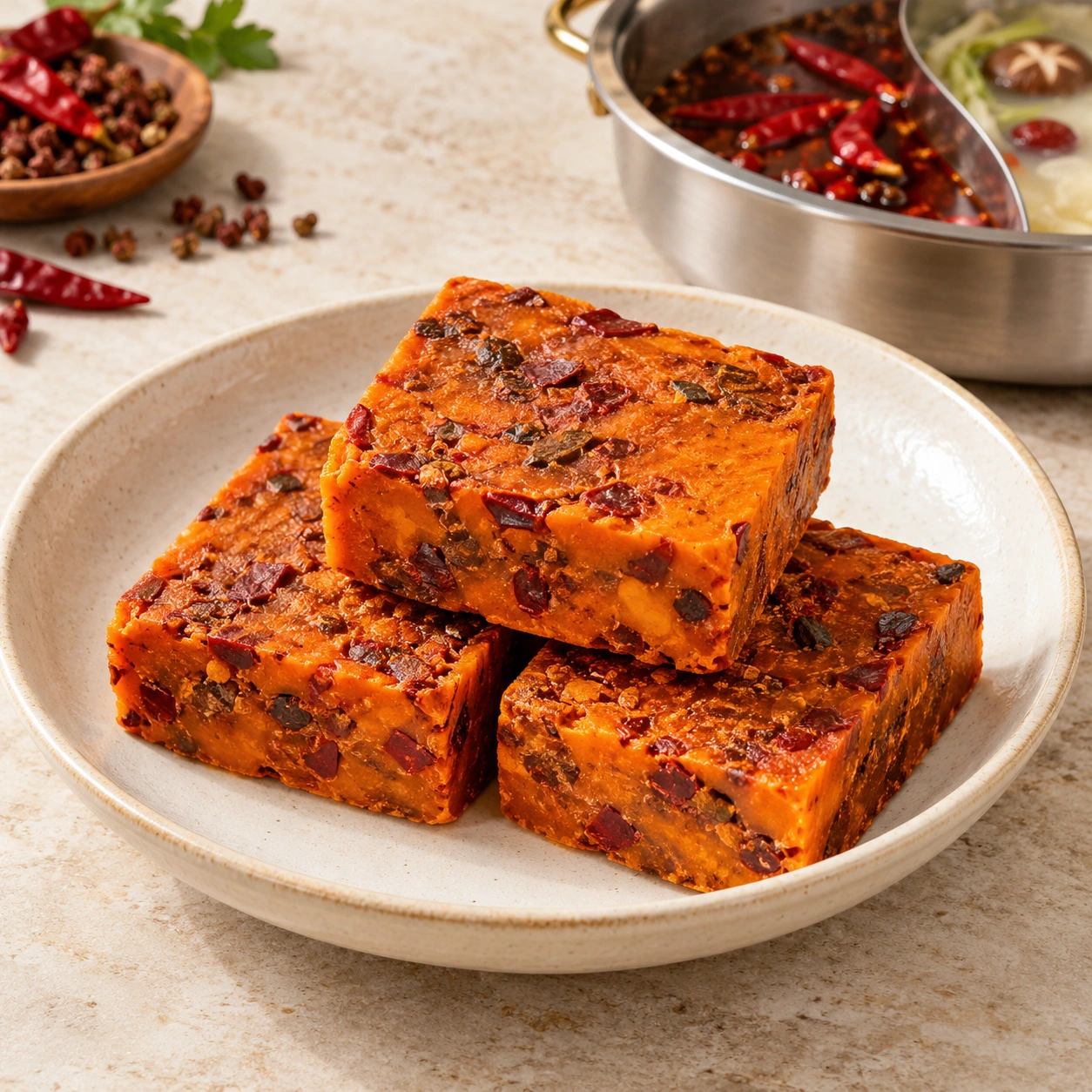 Handmade Beef Tallow Hot Pot Base · التوابل