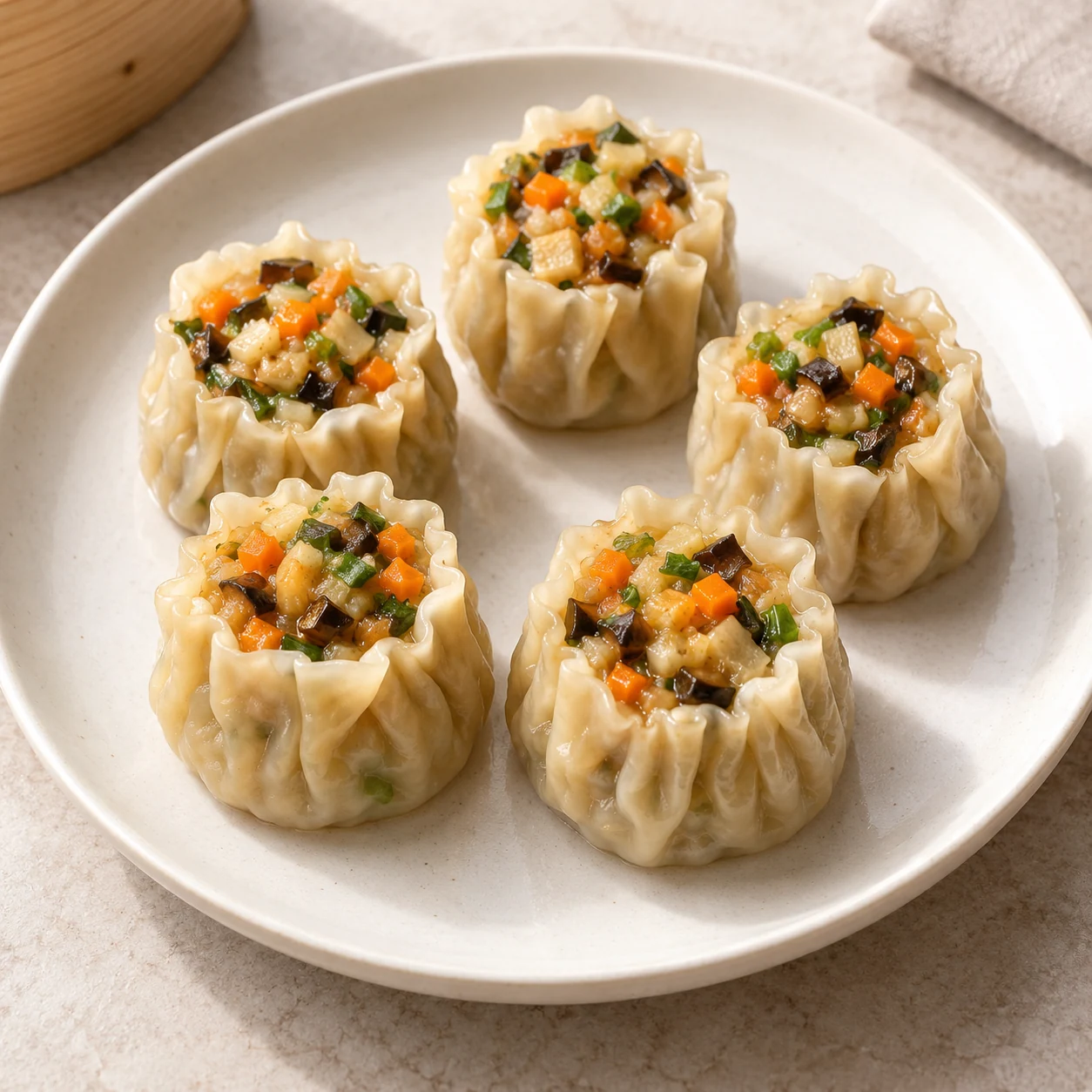 素三丁烧卖 · 菜品应用图