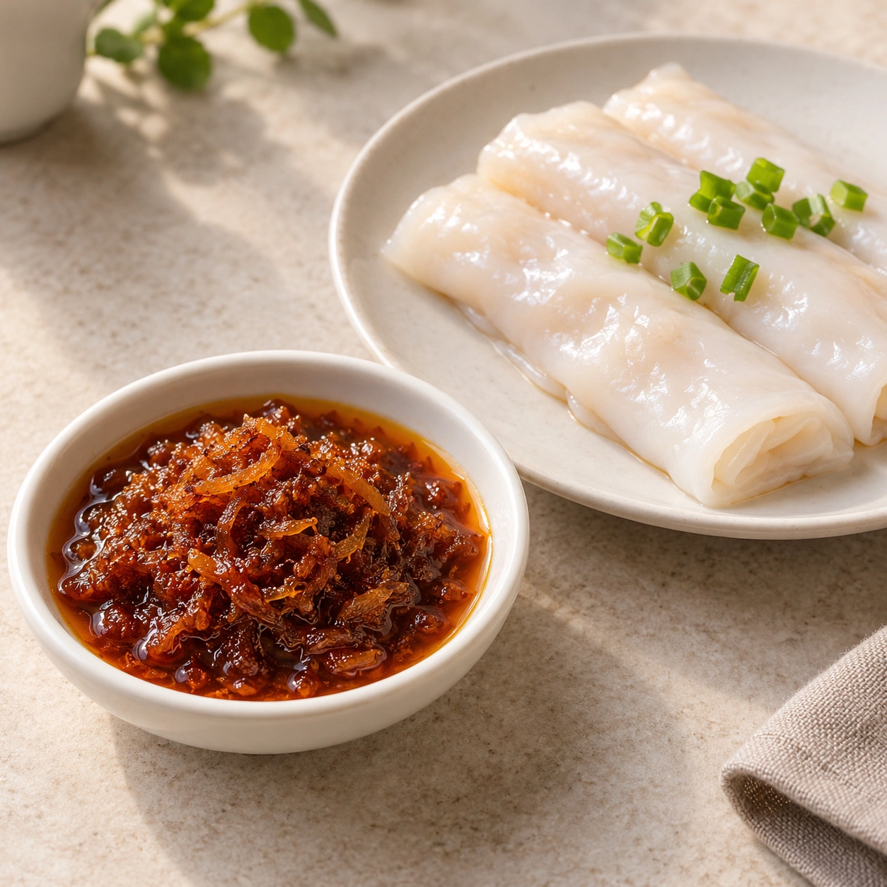 Spicy XO Sauce · Sugestão de apresentação